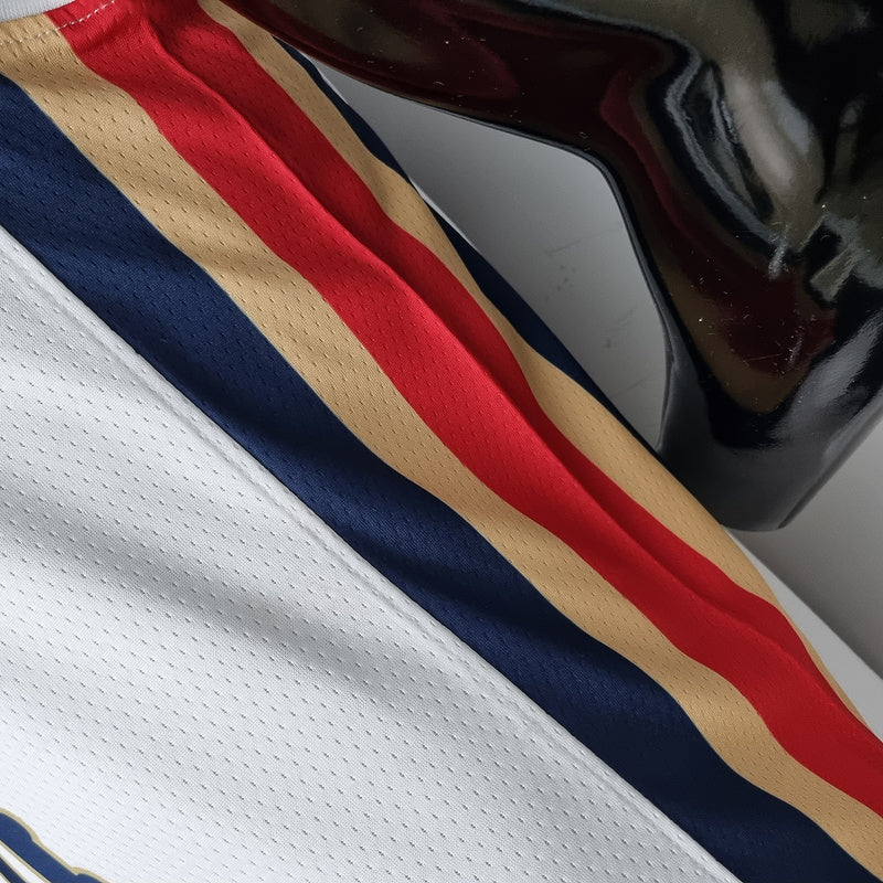 CAMISA NEW ORLEANS PELICANS - BRANCA COM NIKE BRILHANTE - CITY EDITION 75TH ANNIVERSARY - 2021/ 2022