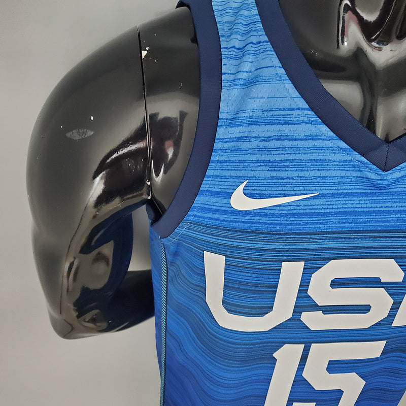 CAMISA ESTADOS UNIDOS (USA) - AZUL - OLIMPIADAS 2021