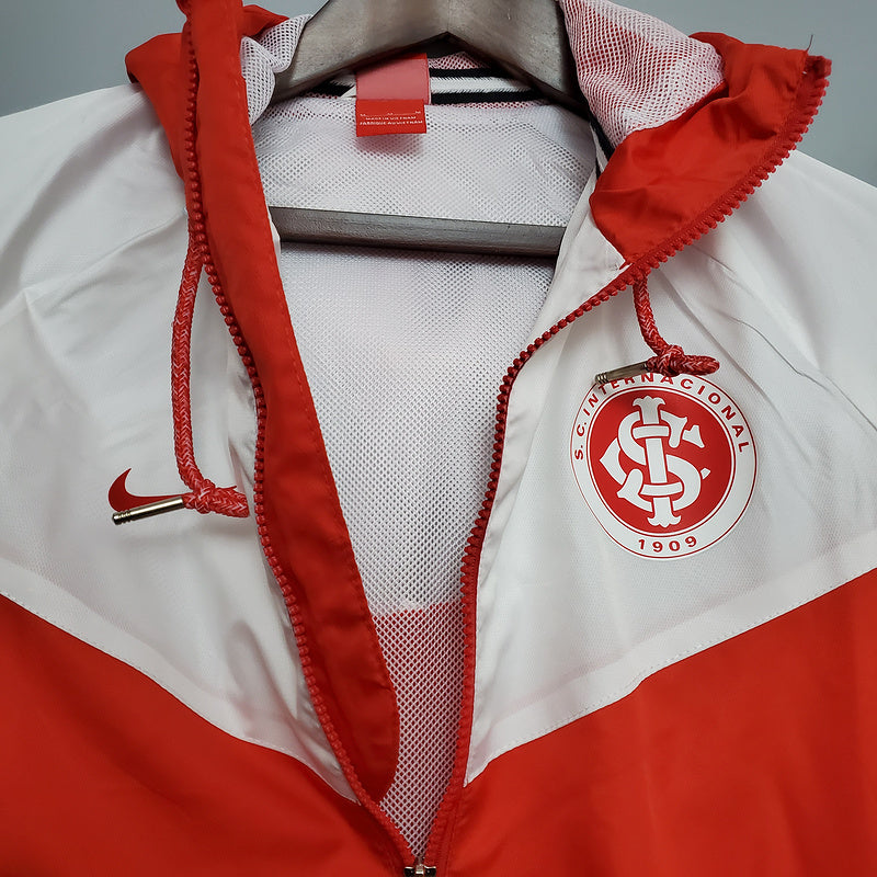 CORTA VENTO - INTERNACIONAL - VERMELHO E BRANCO