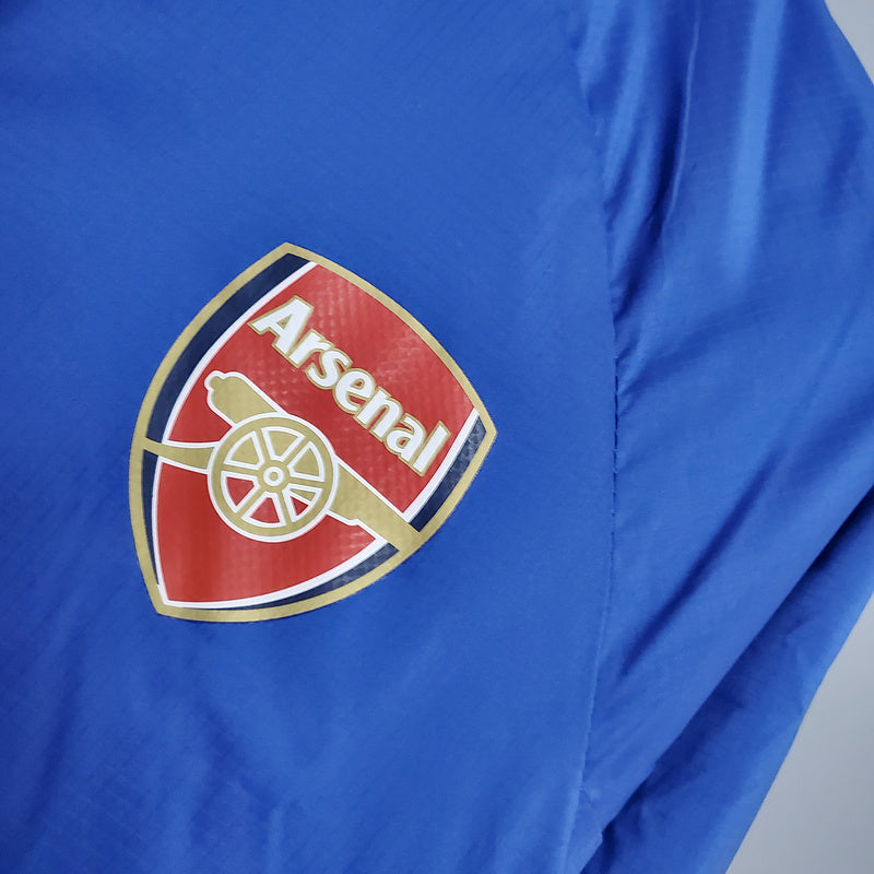 CORTA VENTO - ARSENAL - AZUL E BRANCO
