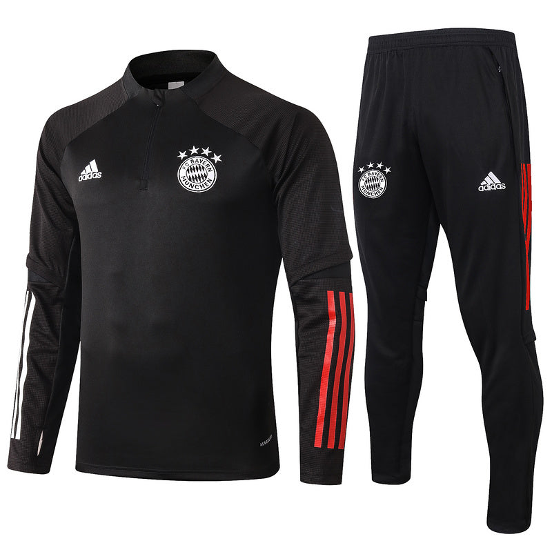 KIT PRÉ JOGO - BAYERN DE MUNIQUE - PRETO, BRANCO E VERMELHO