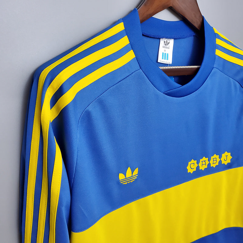 MANGA LONGA BOCA JUNIORS - RETRÔ - TORCEDOR - 1981
