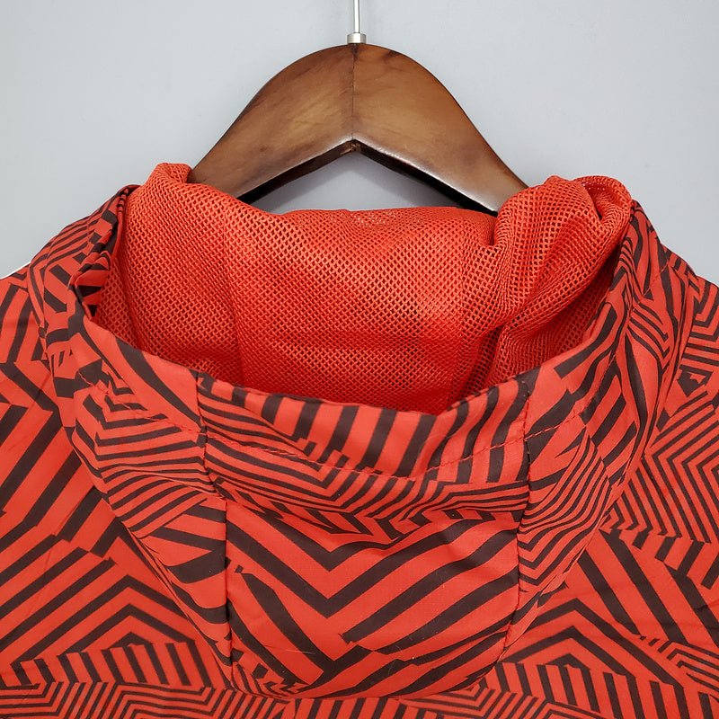 CORTA VENTO - FLAMENGO - VERMELHO E PRETO