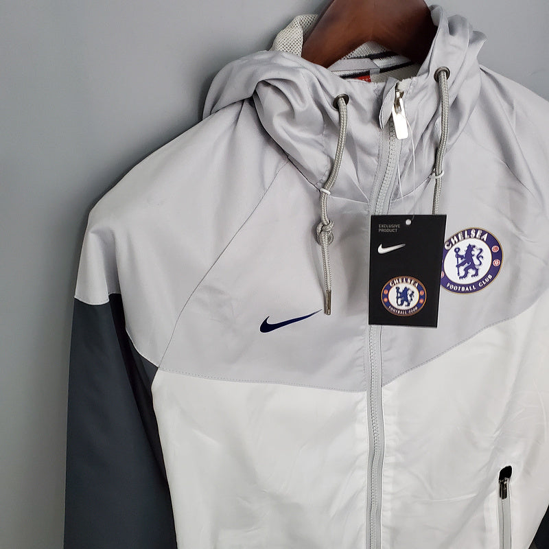 CORTA VENTO - CHELSEA - PRETO, CINZA E BRANCO