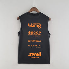 Carregar imagem no visualizador da galeria, CAMISA CORINTHIANS - TREINO - PRETA - TODOS OS PATROCÍNIOS - REGATA - 22/23
