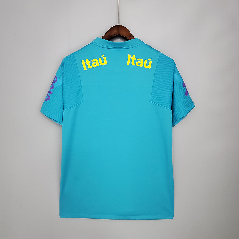 CAMISA BRASIL - TREINO - AZUL - TORCEDOR - 21/22