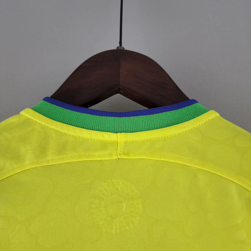 CAMISA BRASIL - AMARELA - COPA DO MUNDO - FEMININO - 22/23