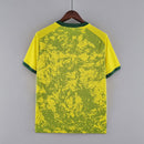 CAMISA BRASIL - CONCEITO AMARELA COM VERDE - TORCEDOR - 22/ 23