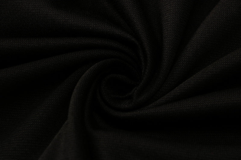 KIT MOLETOM - PARIS SAINT GERMAIN (PSG) - PRETO COM SÍMBOLO ROXO E ROSA