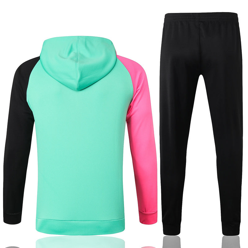 KIT PASSEIO COM CAPUZ - BARCELONA - VERDE, ROSA E PRETO