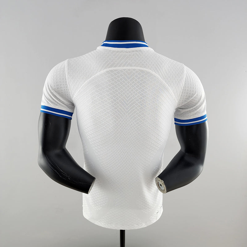 CAMISA BRASIL - BRANCA E AZUL - CONCEITO - JOGADOR - 22/23