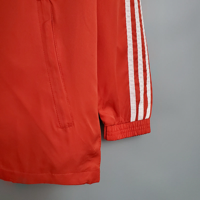 CORTA VENTO - ARSENAL - VERMELHO, PRETO E BRANCO