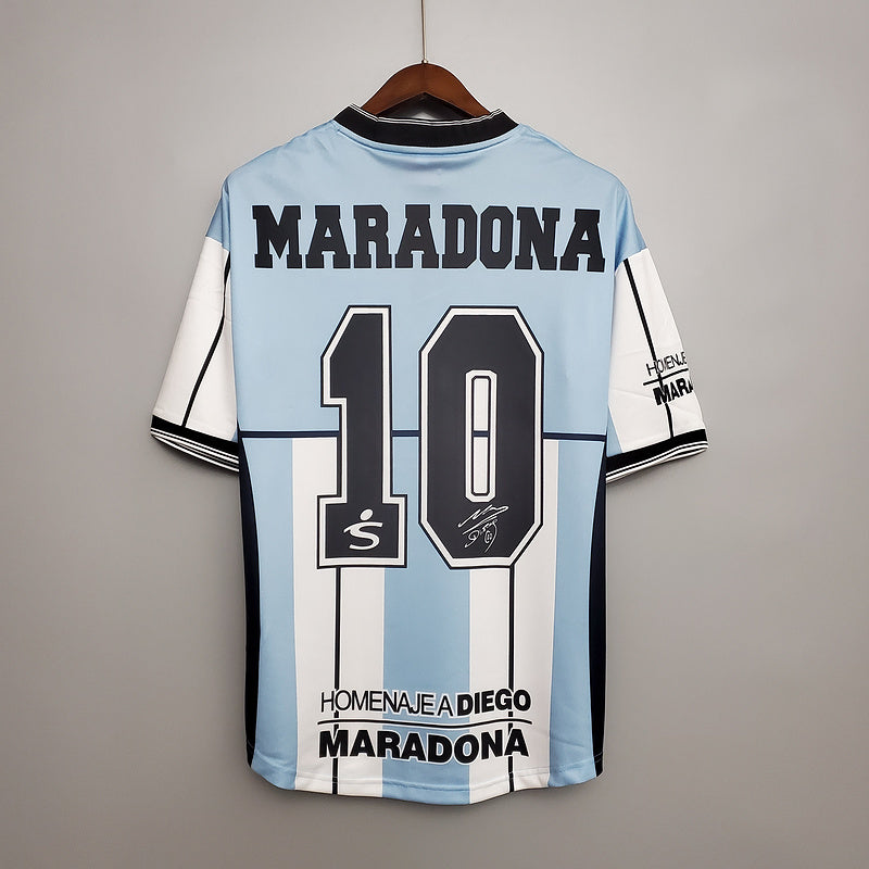 CAMISA ARGENTINA MARADONA - RETRÔ EDIÇÃO ESPECIAL - TORCEDOR