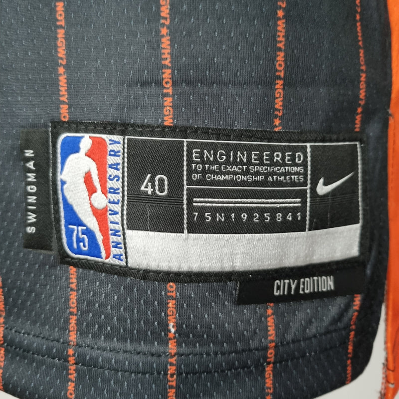 CAMISA ORLANDO MAGIC - PRETA COM NIKE BRILHANTE - CITY EDITION 75TH ANNIVERSARY - 2022