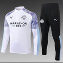 KIT PRÉ JOGO - MANCHESTER CITY - BRANCO E AZUL CLARO