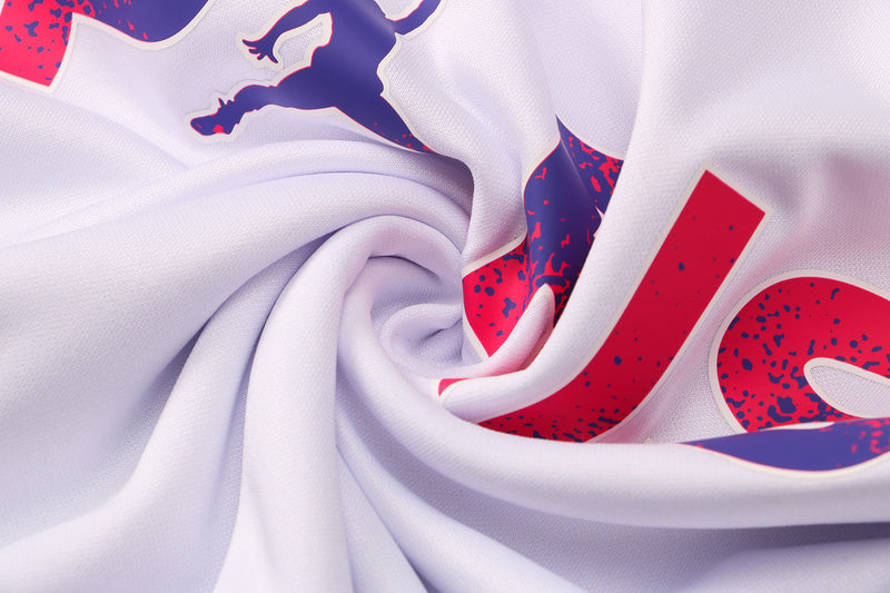 KIT MOLETOM - PARIS SAINT GERMAIN (PSG) - BRANCO, ROXO E ROSA