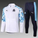 KIT PASSEIO - OLYMPIQUE MARSEILLE - BRANCO, AZUL CLARO E AZUL MARINHO
