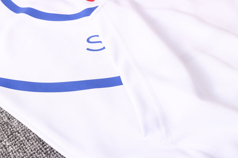 KIT MOLETOM - PARIS SAINT GERMAIN (PSG) - BRANCO