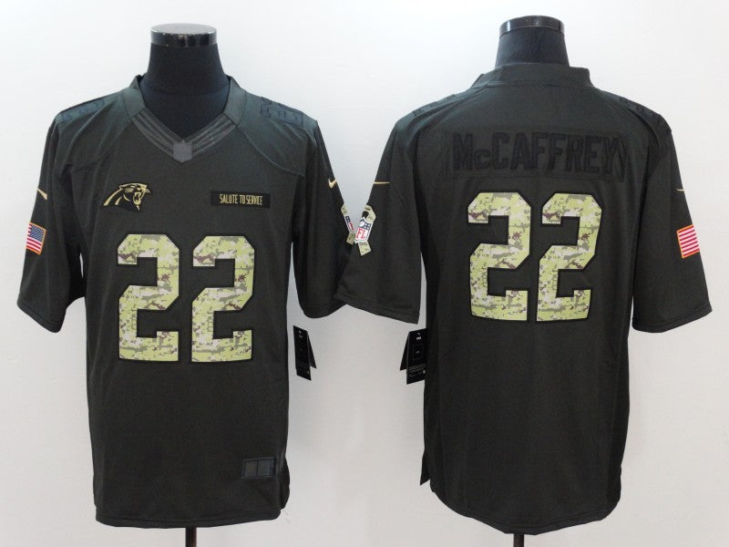 CAMISA CAROLINA PANTHERS - NFL - PRETO E VERDE CAMUFLADO
