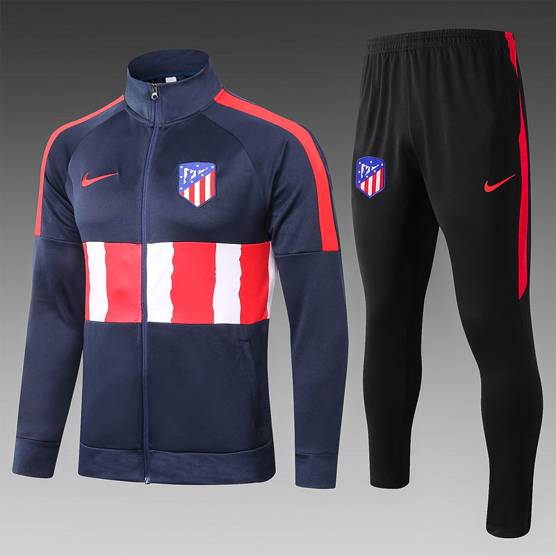 KIT PASSEIO - ATLÉTICO DE MADRID - AZUL, VERMELHO E PRETO