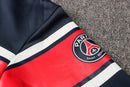 KIT PASSEIO COM CAPUZ - PARIS SAINT GERMAIN (PSG) - AZUL, BRANCO E VERMELHO