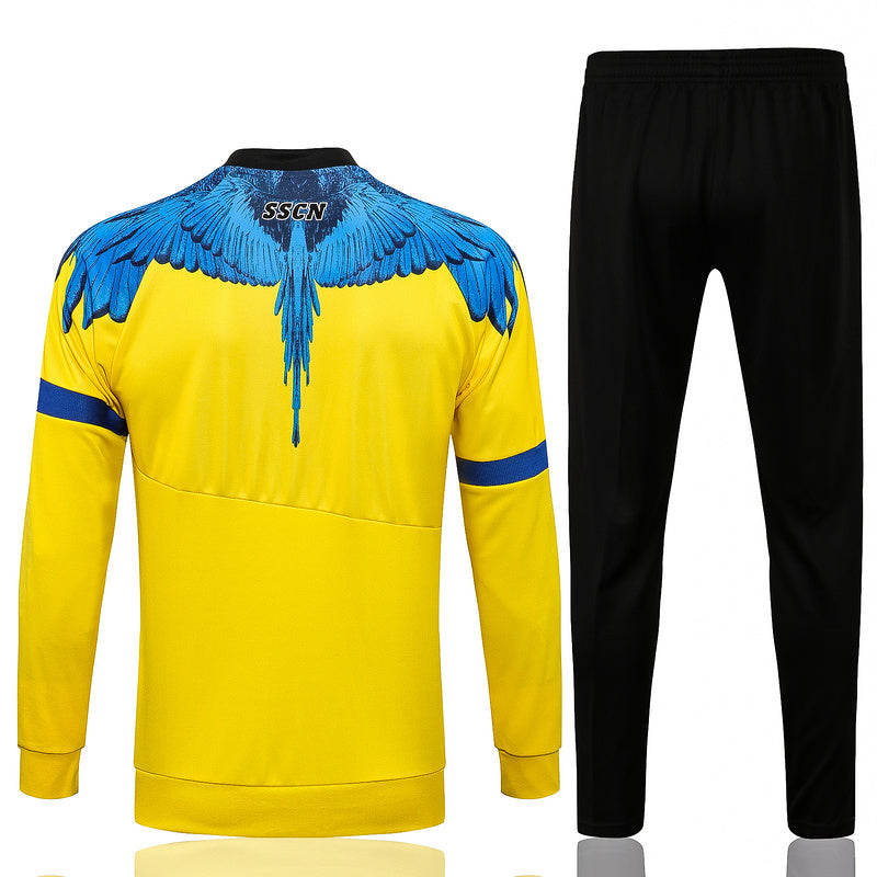 KIT PASSEIO - CALCIO NAPOLI -  AMARELO E AZUL