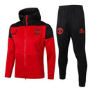 KIT PASSEIO COM CAPUZ - MANCHESTER UNITED - AZUL ESCURO BÁSICO