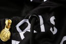KIT PASSEIO COM CAPUZ - PARIS SAINT GERMAIN (PSG) - PRETO E BRANCO