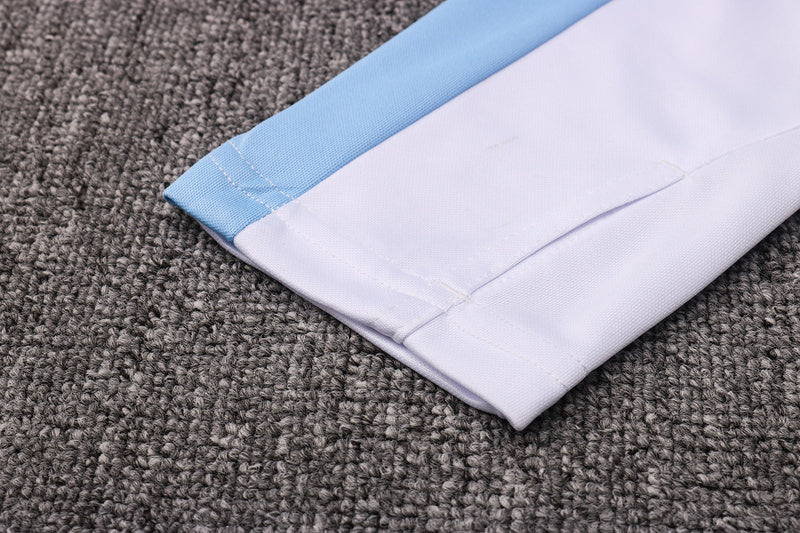 KIT PRÉ JOGO - MANCHESTER CITY - BRANCO E AZUL CLARO