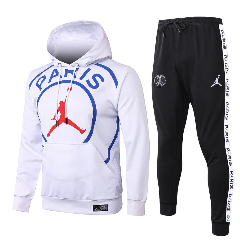 KIT MOLETOM - PARIS SAINT GERMAIN (PSG) - BRANCO