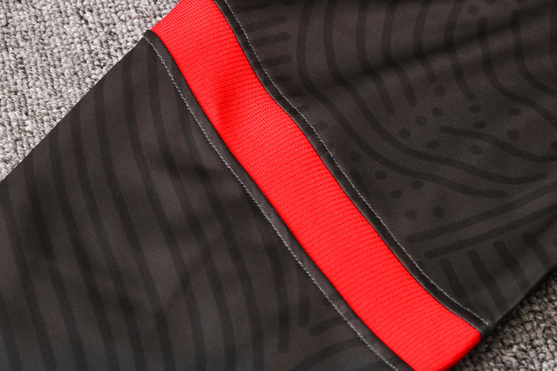 KIT PRÉ JOGO - LIVERPOOL - CINZA E VERMELHO