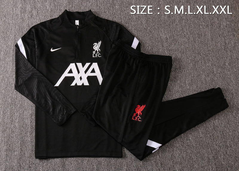 KIT PRÉ JOGO - LIVERPOOL - PRETO E BRANCO
