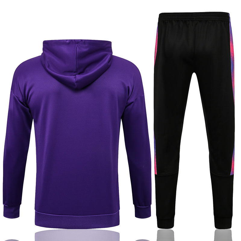 KIT PASSEIO COM CAPUZ - PARIS SAINT GERMAIN (PSG) - ROXO JORDAN