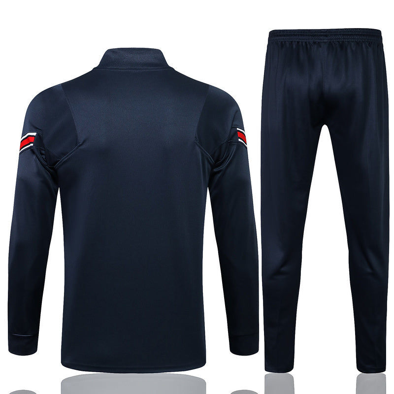 KIT PASSEIO - PARIS SAINT GERMAIN (PSG) - AZUL ESCURO E VERMELHO