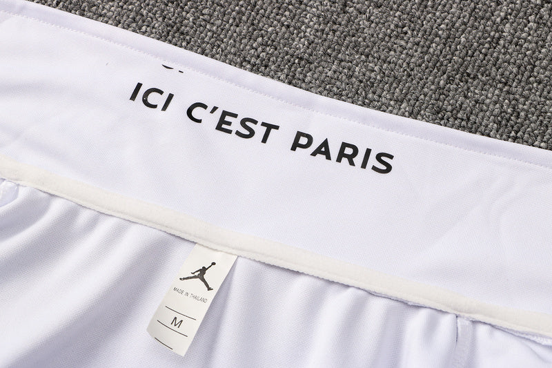 KIT PASSEIO - PARIS SAINT GERMAIN (PSG) - BRANCO, PRETO E ROXO