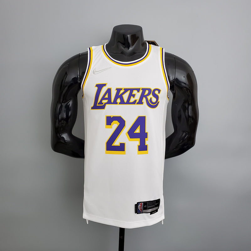 CAMISA LAKERS - BRANCA COM NIKE BRILHANTE - 75TH ANNIVERSARY - ICON EDITION - 2021/ 2022