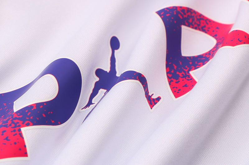 KIT MOLETOM - PARIS SAINT GERMAIN (PSG) - BRANCO, ROXO E ROSA