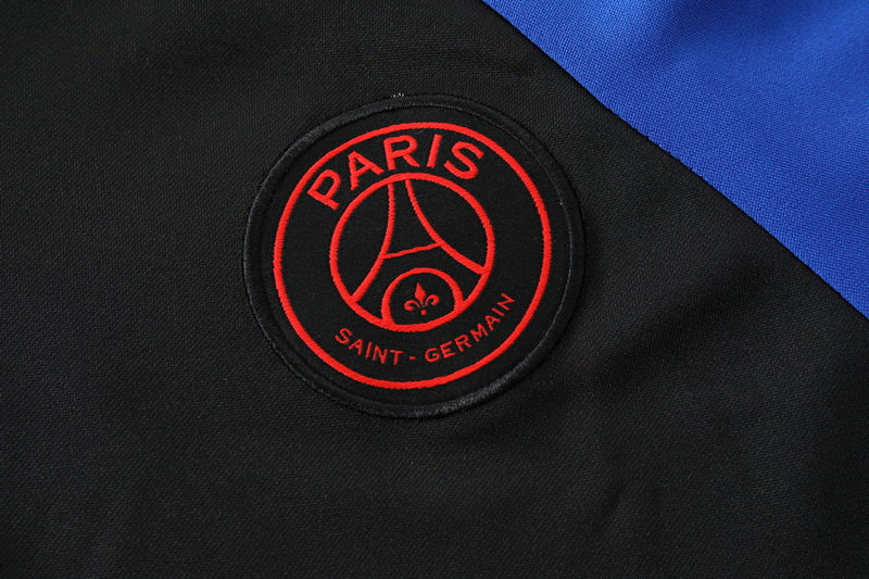 KIT PRÉ JOGO - PARIS SAINT GERMAIN (PSG) - PRETO E AZUL ESCURO
