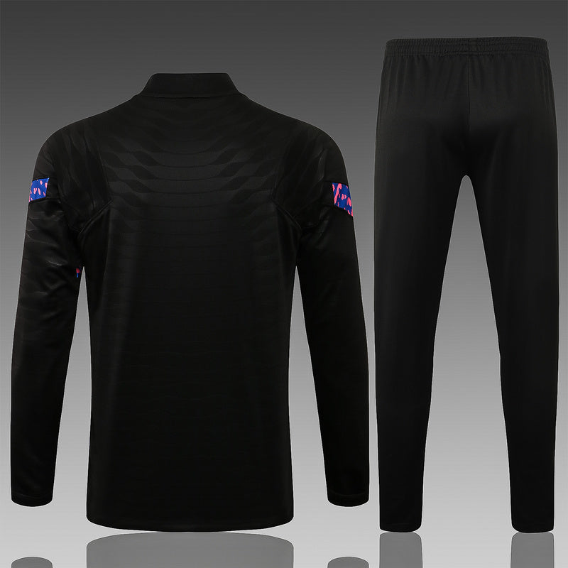KIT PRÉ JOGO - BARCELONA - PRETO E ROXO