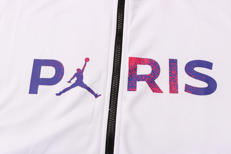KIT PASSEIO COM CAPUZ - PARIS SAINT GERMAIN (PSG) - BRANCO, ROXO E ROSA