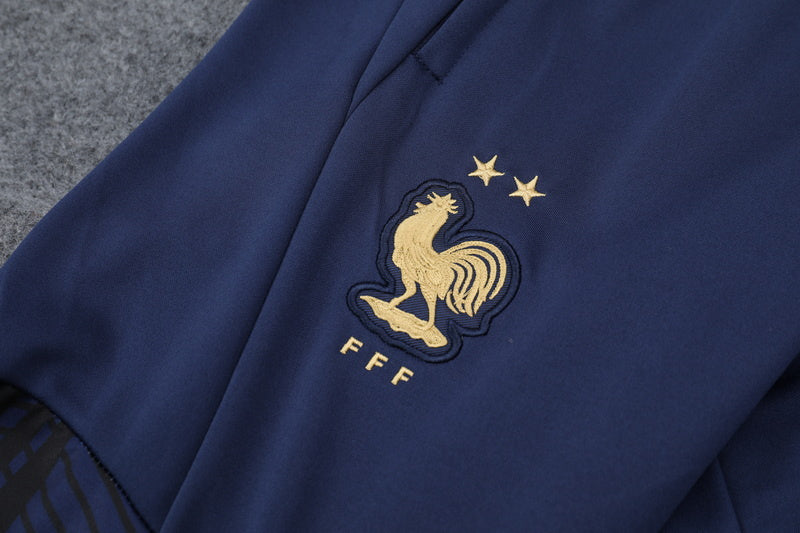 KIT PRÉ JOGO - FRANÇA - AZUL ESCURO