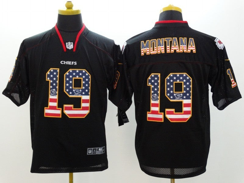 CAMISA KANSAS CITY CHIEF  - NFL - PRETO, AZUL E BRANCO