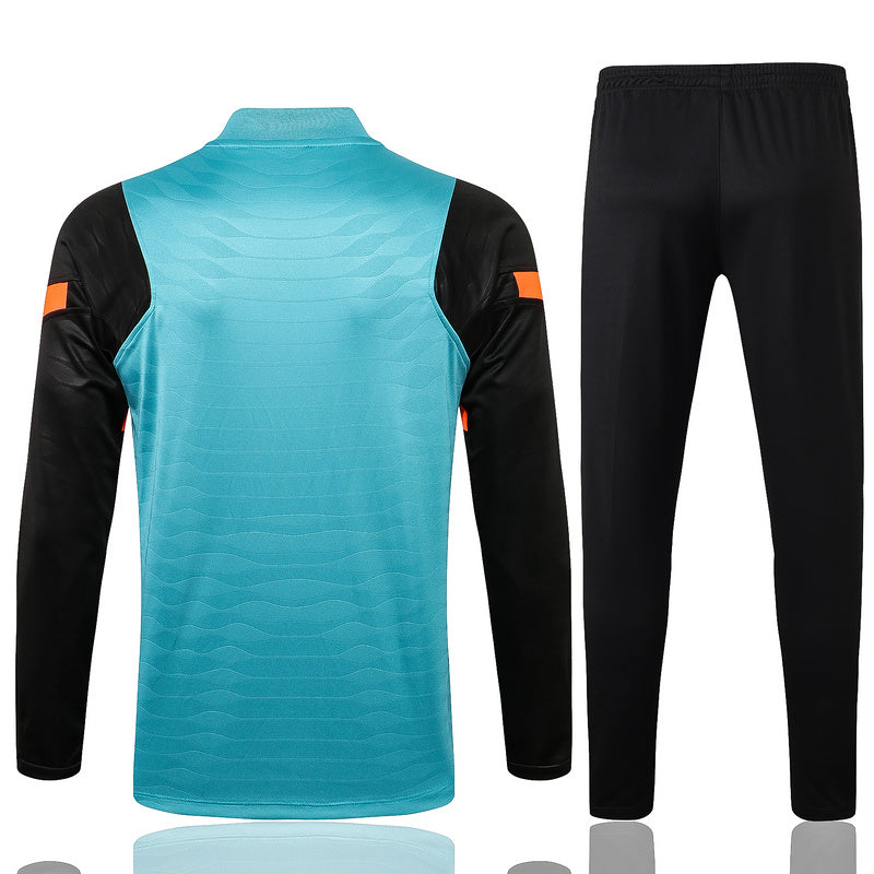KIT PRÉ JOGO - CHELSEA - PRETO, LARANJA E AZUL
