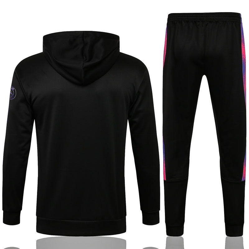 KIT MOLETOM - PARIS SAINT GERMAIN (PSG) - PRETO, ROXO E ROSA
