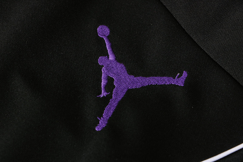KIT PASSEIO - PARIS SAINT GERMAIN (PSG) - PRETO E ROXO JORDAN