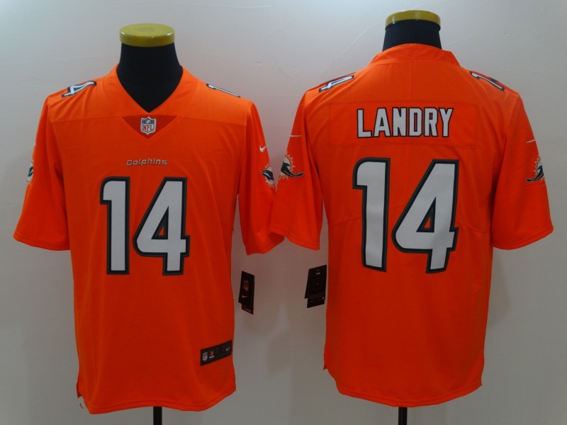 CAMISA MIAMI DOLPHINS - NFL - LARANJA E BRANCO