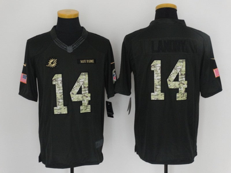 CAMISA MIAMI DOLPHINS - NFL - PRETO E BRANCO CAMUFLADO