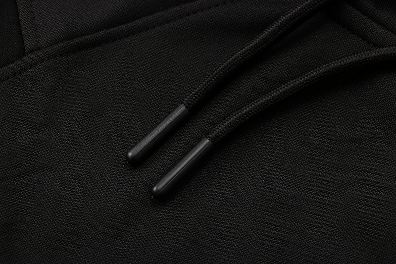 KIT PASSEIO COM CAPUZ - CHELSEA - PRETO E LARANJA