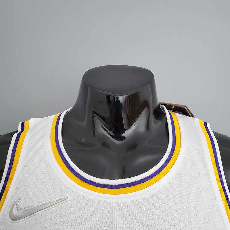 CAMISA LAKERS - BRANCA COM NIKE BRILHANTE - 75TH ANNIVERSARY - ICON EDITION - 2021/ 2022