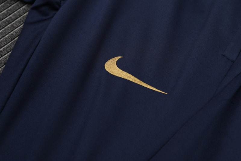 KIT PRÉ JOGO - FRANÇA - BRANCO E AZUL ESCURO